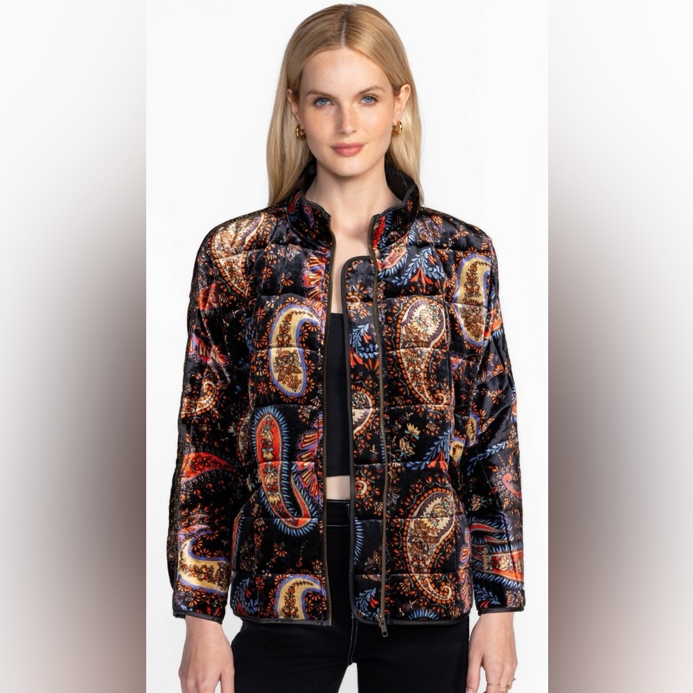 Johnny Was Dolman Quilted Jacket Size Medium